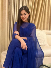 Royal Blue Chikankari Kurta